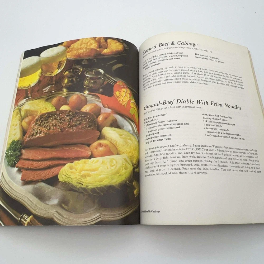 Vintage Ceil Dyer Wok‎ Cookery Cookbook 1977 HPBooks Stir Fry Oriental Recipes